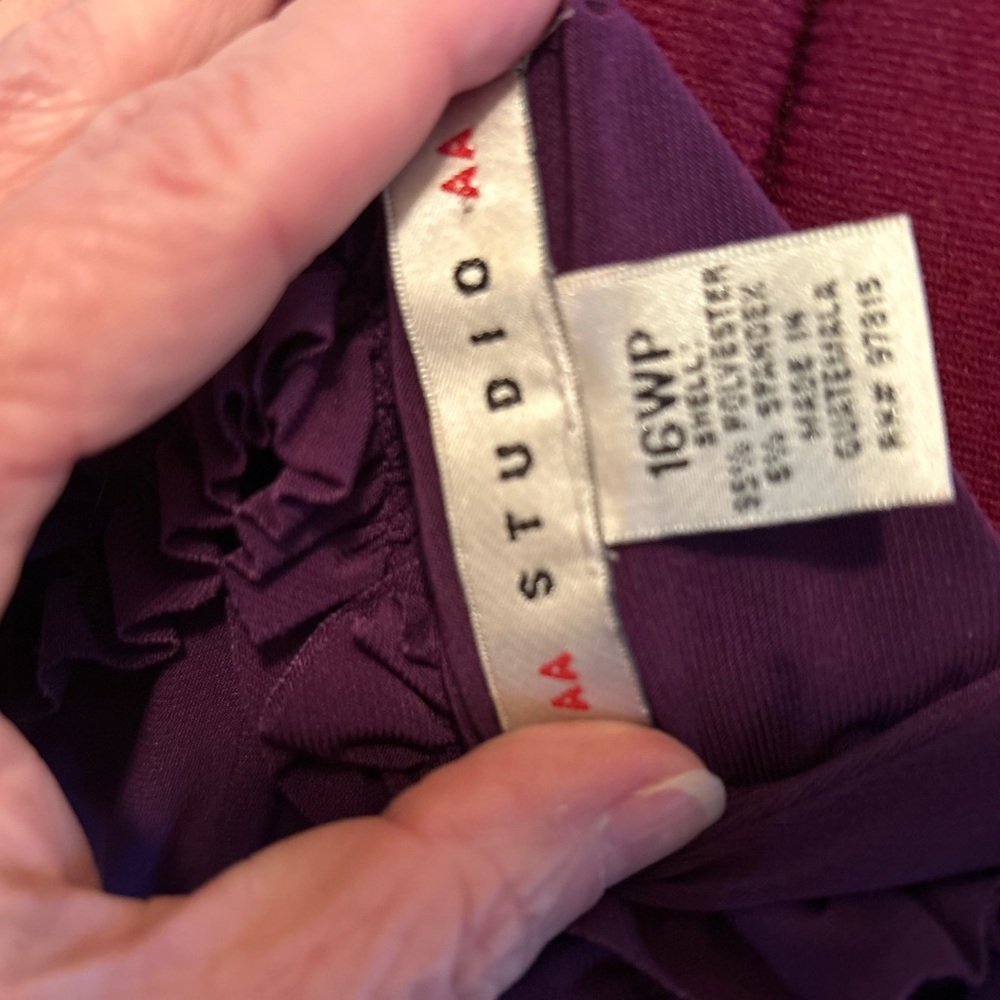 Studio Deep Purple Ruffle Dress - Picture 4 of 4